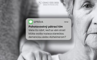 Čo robiť, keď sa vám stratí blízka osoba s Alzheimerom?